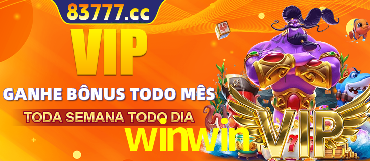 Banner promocional do winwin oferecendo 100% de recompensas adicionais contínuas para quem fizer o login diário (Daily sign-in), com um mascote de coelho.