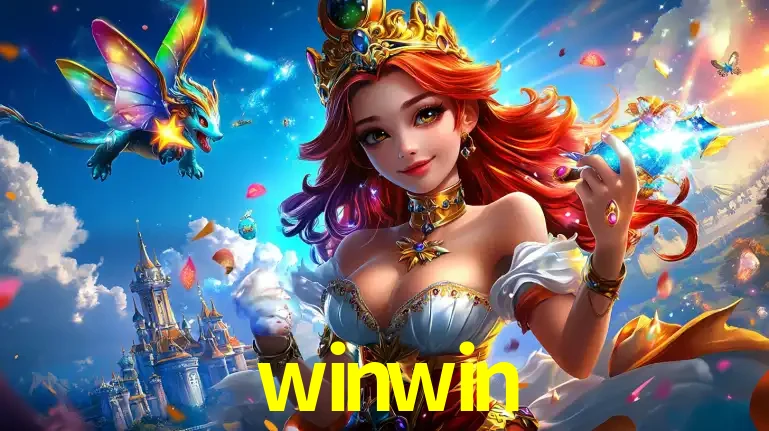 A princesa de um reino de fantasia mágico, com seu pequeno dragão, apresentando um mundo de prêmios encantados nos jogos de caça-níqueis do cassino winwin.